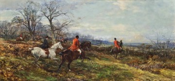 Sobre el olor Heywood Hardy montar a caballo Pinturas al óleo